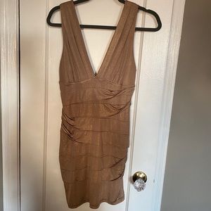 Gold Shimmer Dress